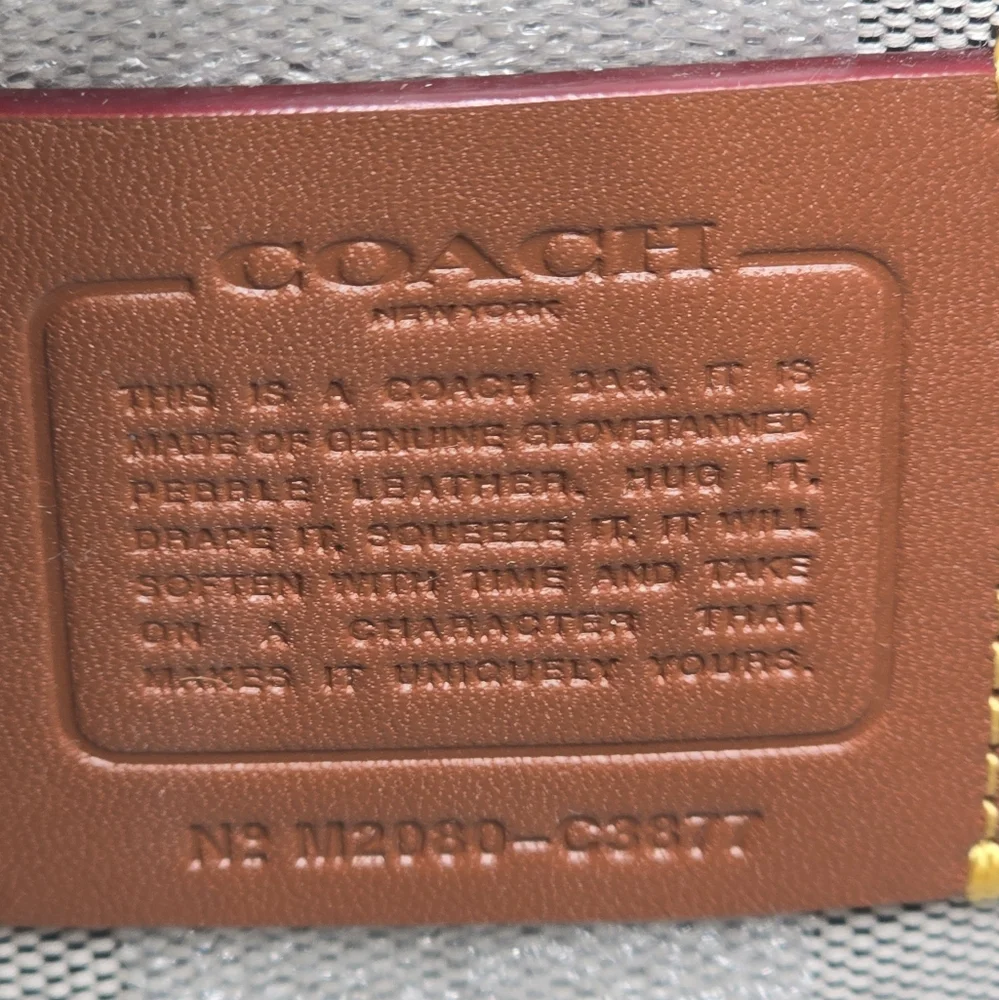 Coach Rogue Satchel 25 In Glovetanned Pebble Leather, Shamrock- Includes Charm - Picture 10 of 16